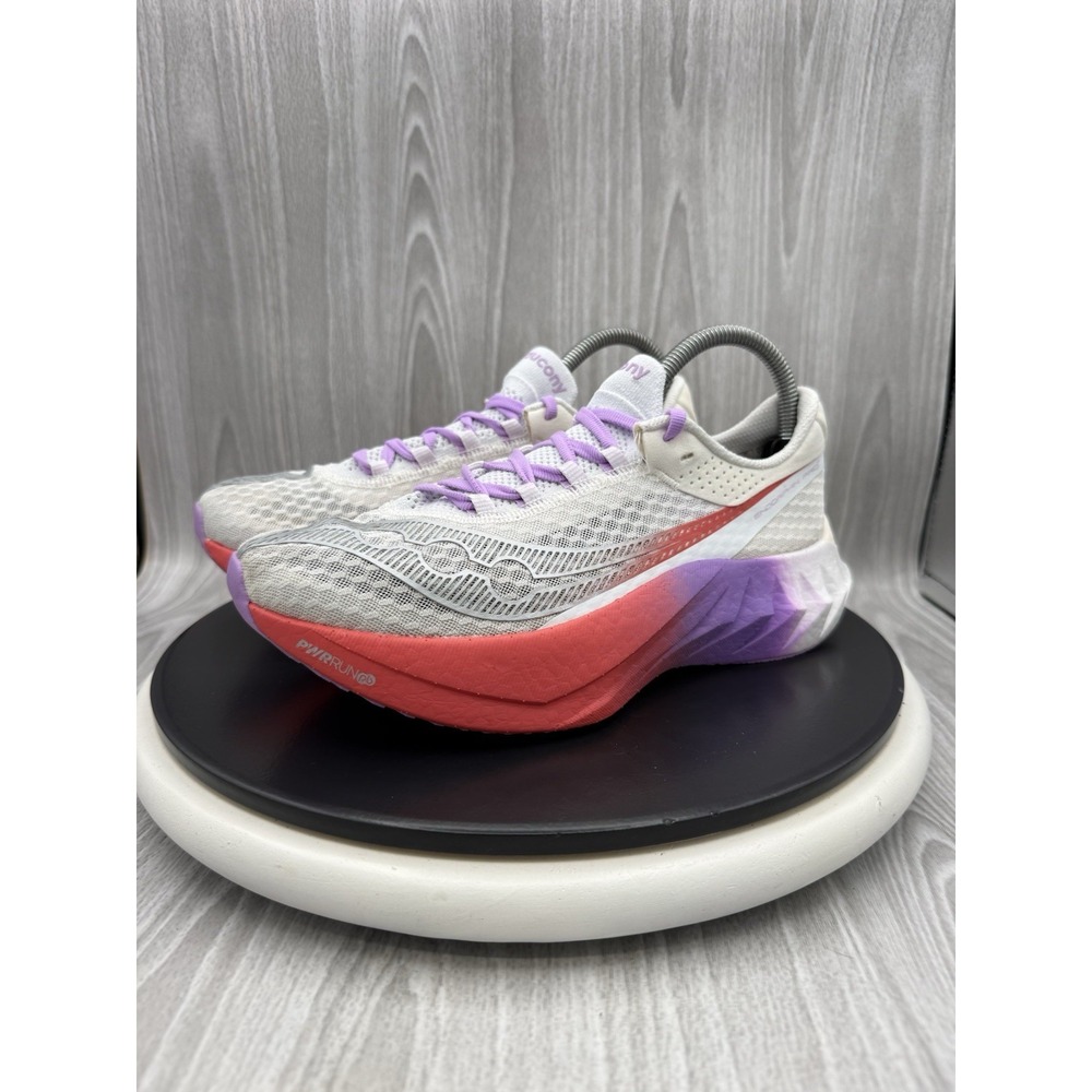 Saucony Endorphin Pro 4 White Crocus Womens Size 8.5 Running Shoes S10939-340